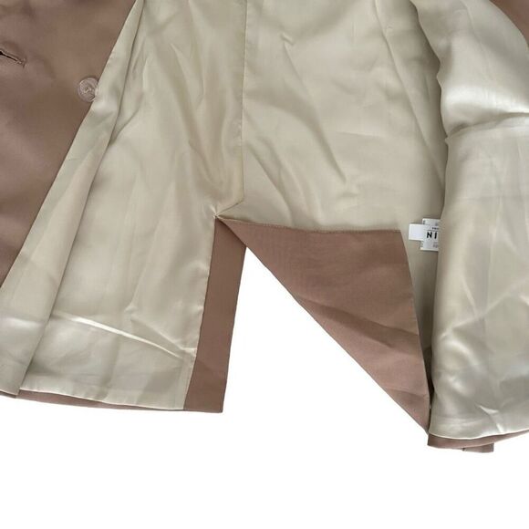 SHEIN BIZwear Double Breasted Lapel Neck Blazer Oversized Size Small S Woman's - Picture 6 of 11